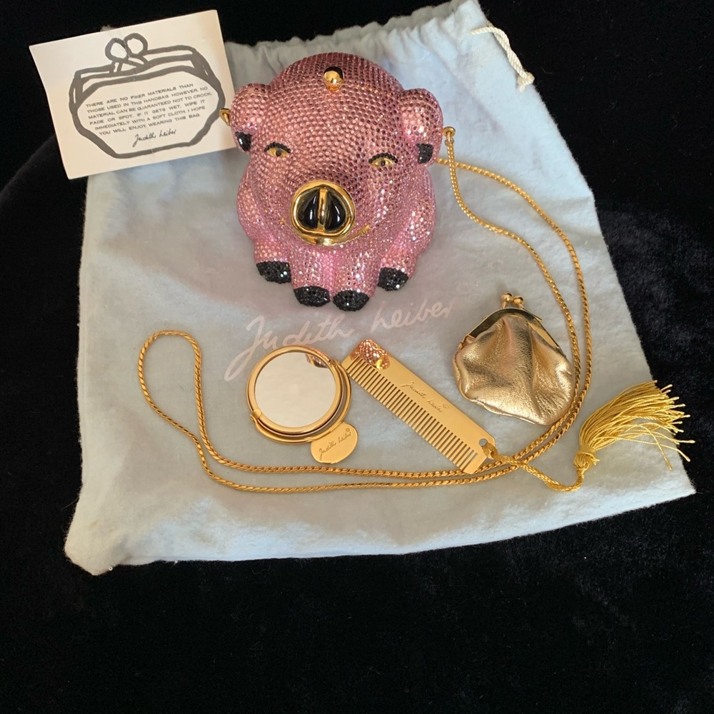 Judith Leiber “Wilber” Swarovski crystal minaudier